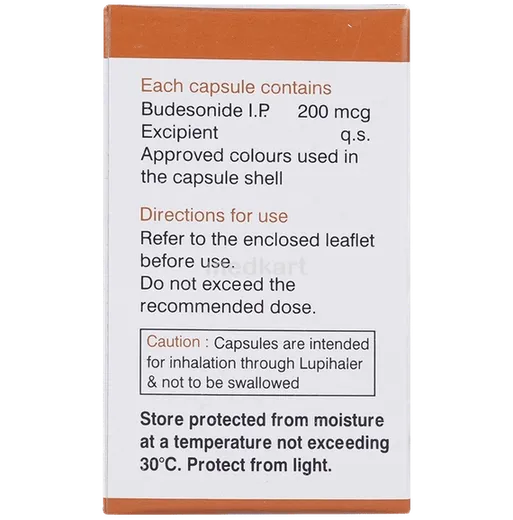 budate 200mcg transcap 30's